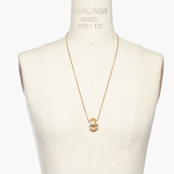 SALE ⭐️ Madewell Ring Necklace, length 24". NWT - Picture 2 of 4