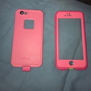 Pink Lifeproof Case for iPhone 6