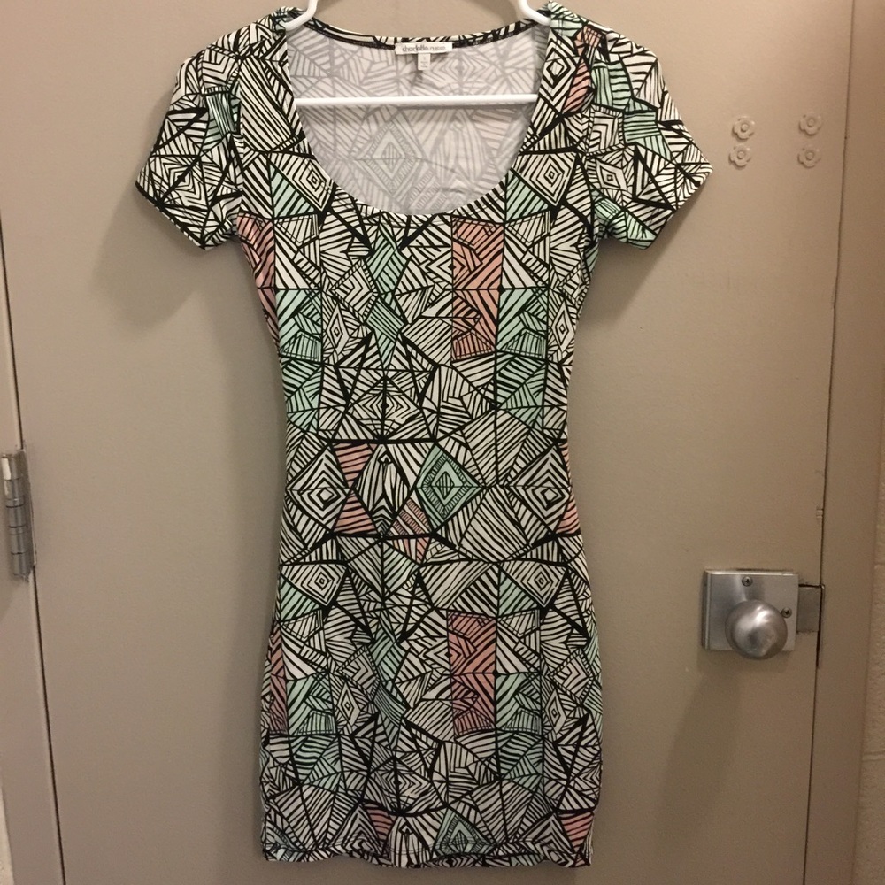 Geometric Mini Dress