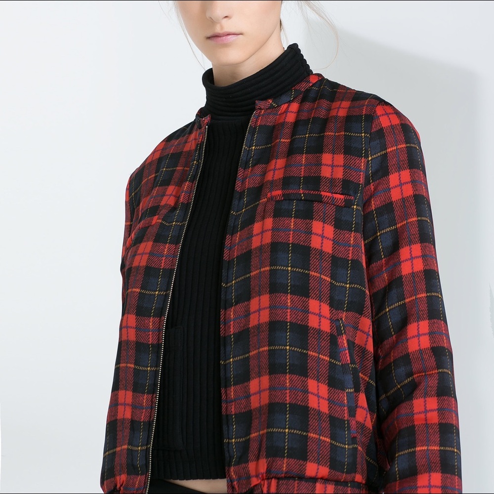 Zara Checked Jacket (Never Been Worn!)
