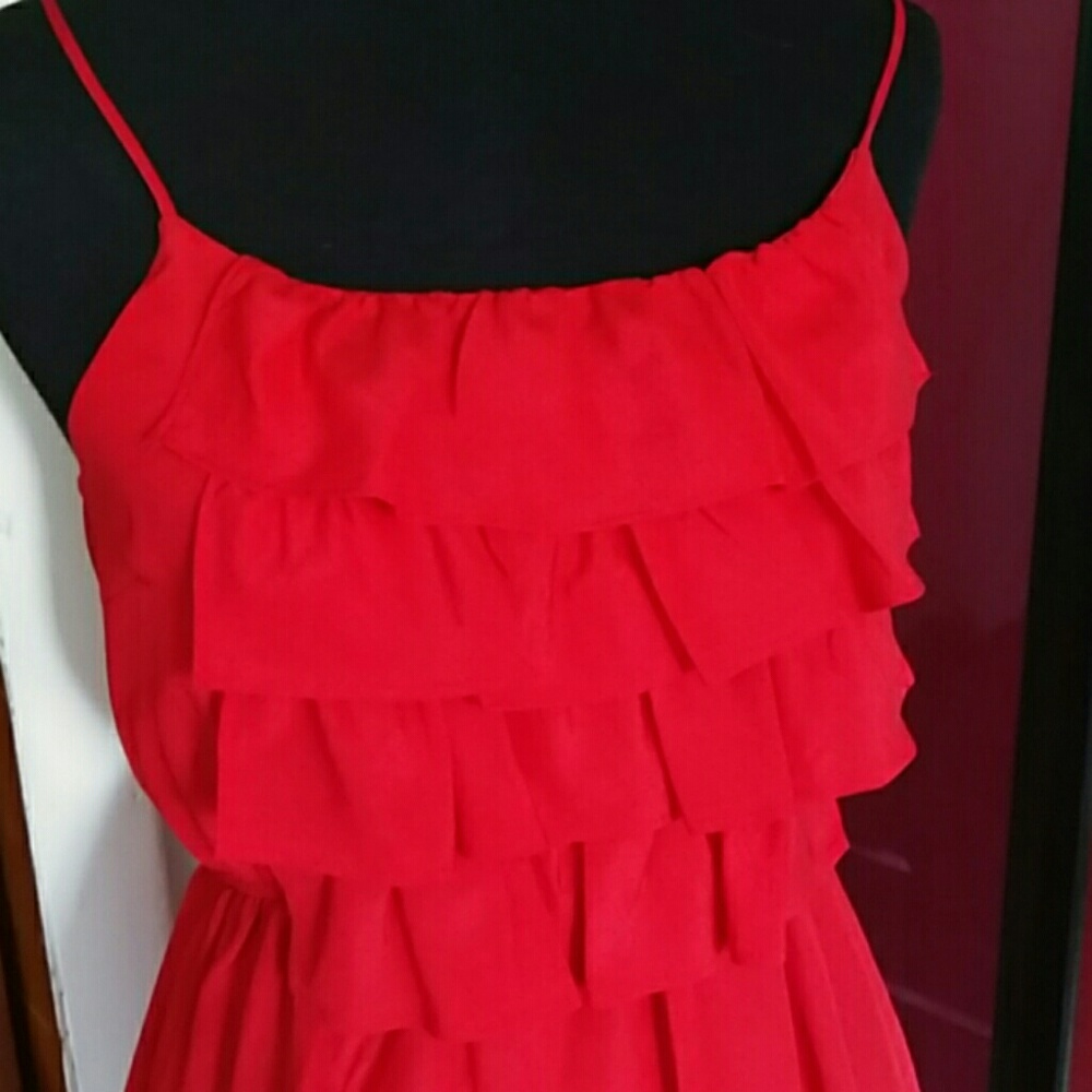 Red Ruffled Sundress
