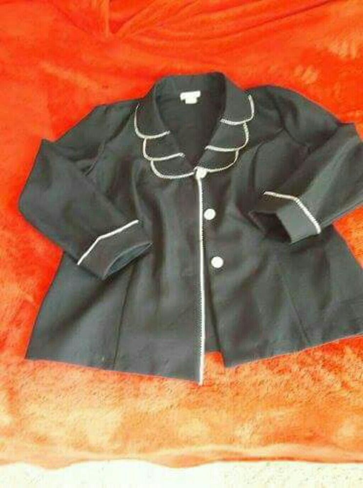 Black blazer with rhinestones