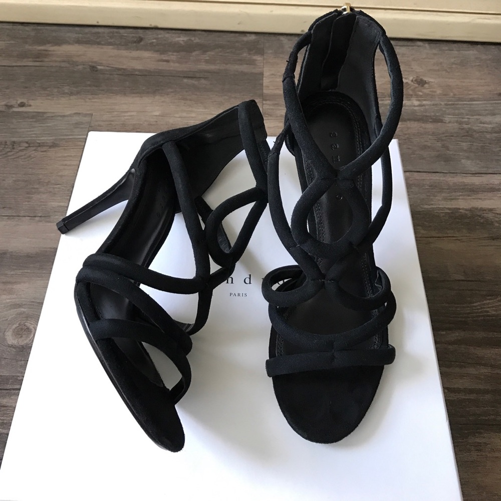 Black Sandro heels