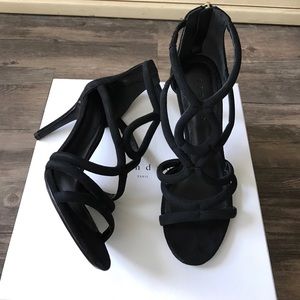Black Sandro heels