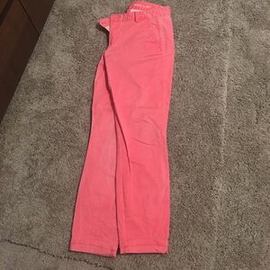 Gap Skinny khakis in coral
