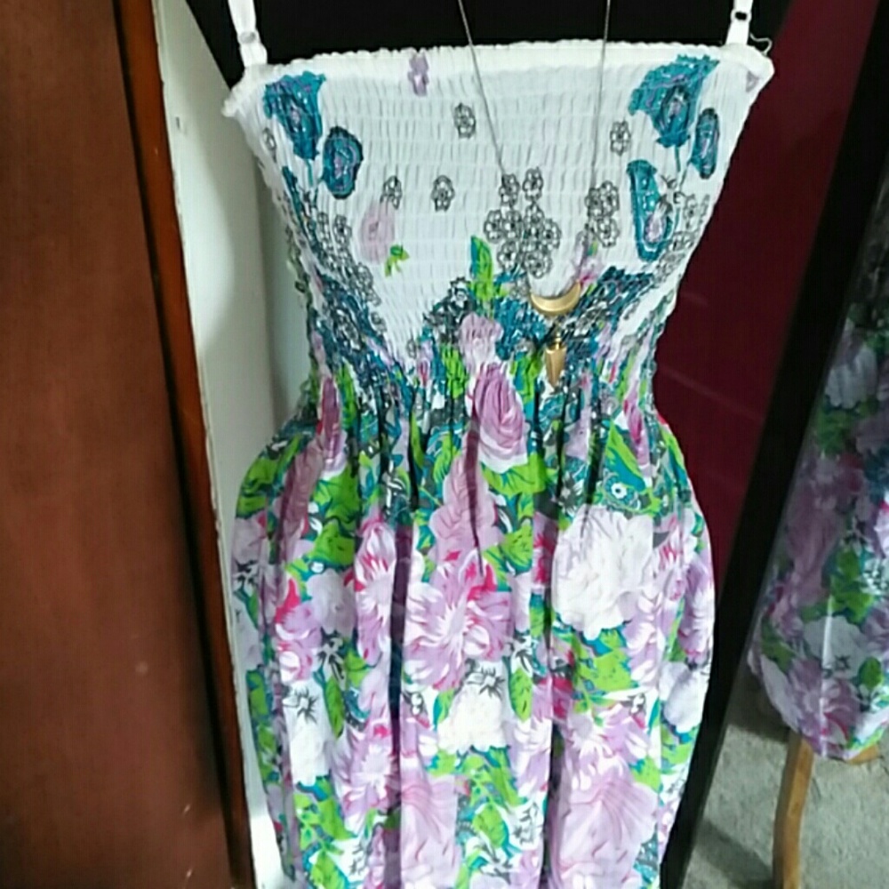 Floral Smocked Sundress