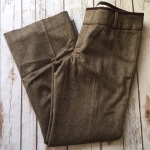 Banana Republic Wool Blend Herringbone Slacks