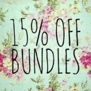🌷15% OFF ON BUNDLES OF 2 OR MORE!🌷