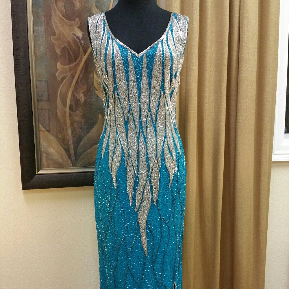 Blue formal dress