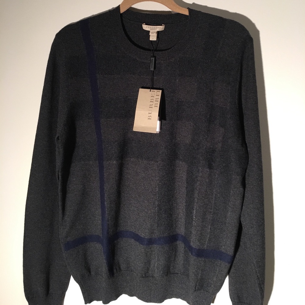 Burberry Cashmere Plaid Nova Sweater