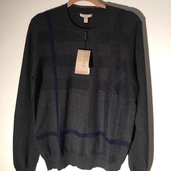 Burberry Cashmere Plaid Nova Sweater - Picture 1 of 4