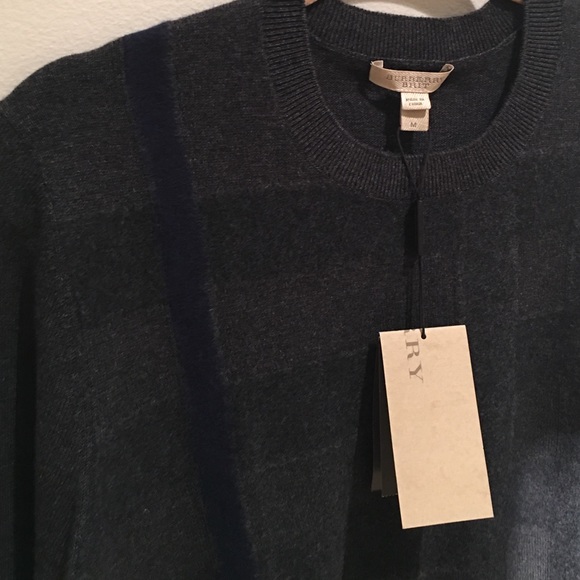 Burberry Cashmere Plaid Nova Sweater - Picture 4 of 4