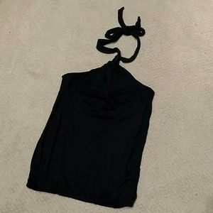 Banana Republic Silk Tie Halter Top