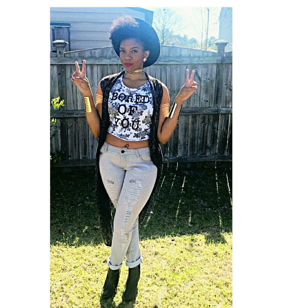 House of Dereon Duster Vest