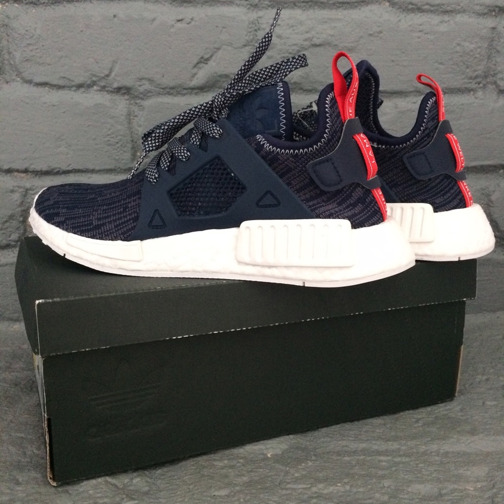 NEW Rare Adidas NMD_XR1 Navy Blue Red