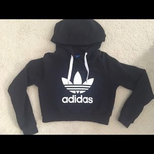 Adidas Crop Top Hoodie