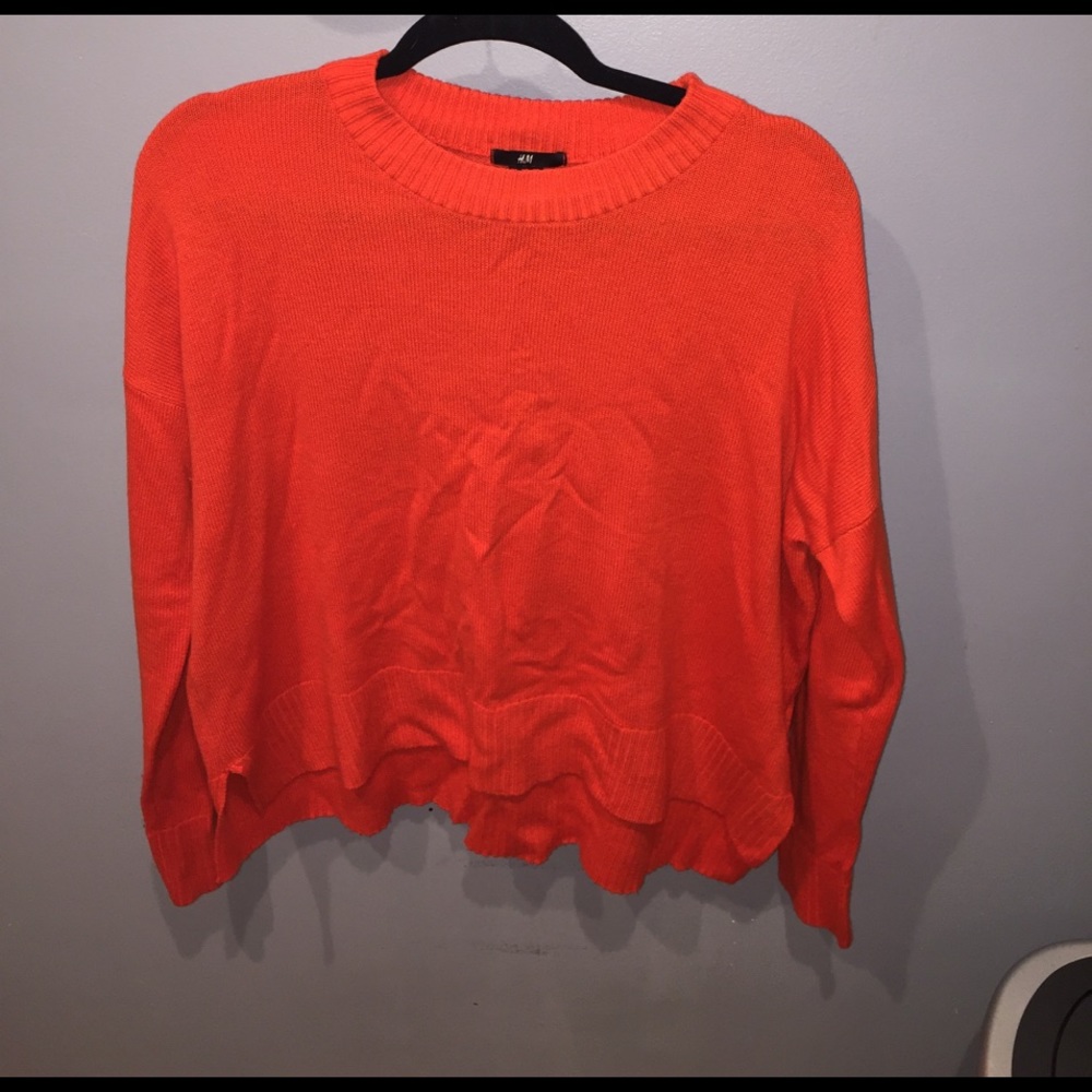 Bright Orange/red sweater