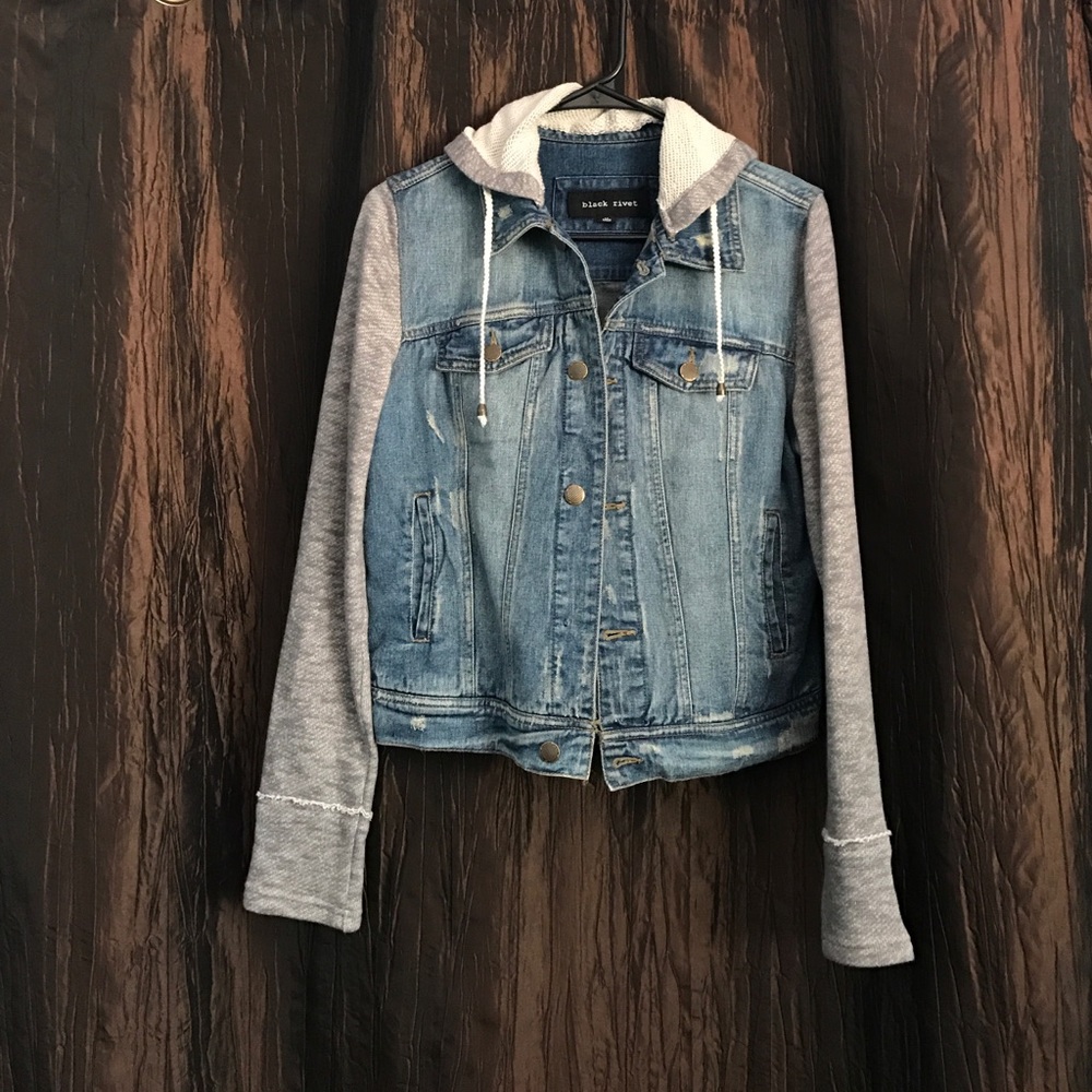 Jean Jacket with Hoodie