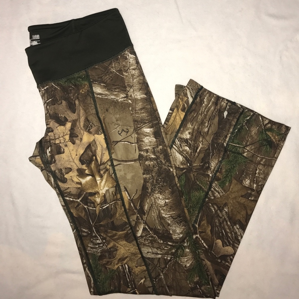 Real Tree Camouflage Stretchy Pants