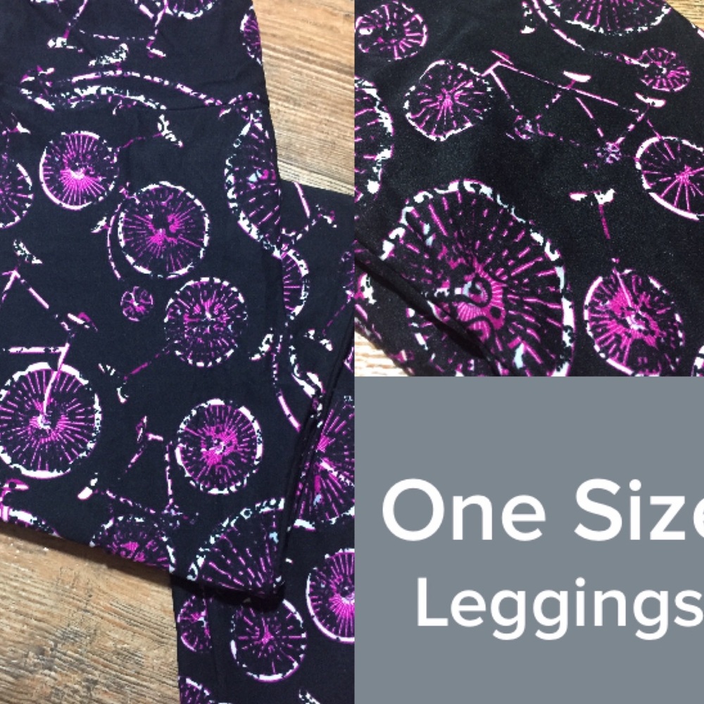 LULAROE OS UNICORN LEGGINGS THREE SEATER BICYCLES!