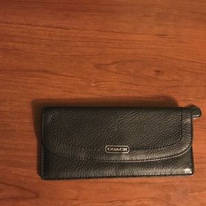 Coach Leather Slim Wallet