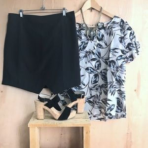 Madewell Silk Parkway Skirt