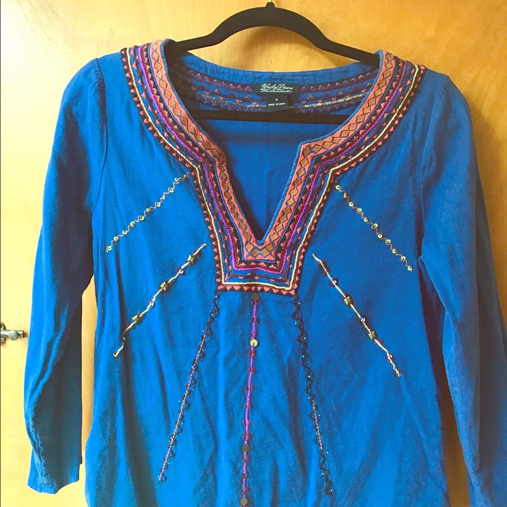 ✨FLASH SALE ⚡️✨Lucky Brand Embroidered Top