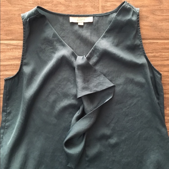 Loft Lightweight Ruffle Shell Top - Picture 2 of 4