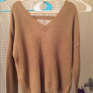 Forever 21 Open Back Sweater