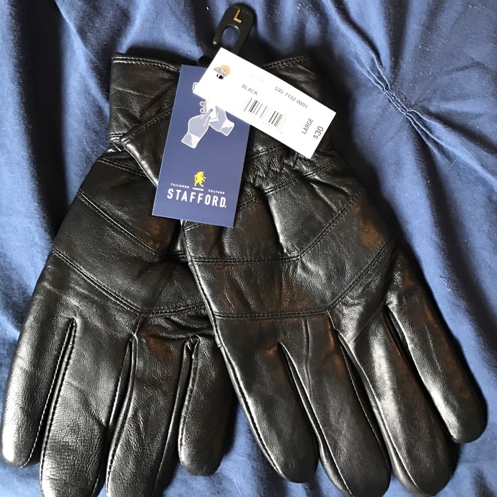 Men's genuine leather gloves