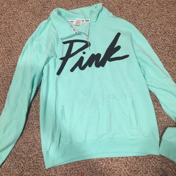 PINK Victoria's Secret Jackets & Blazers - Victoria's Secret Pink Half zip up