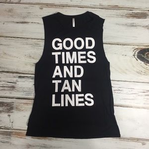 🎉HP🎉 "Good times and tan lines" boutique tank