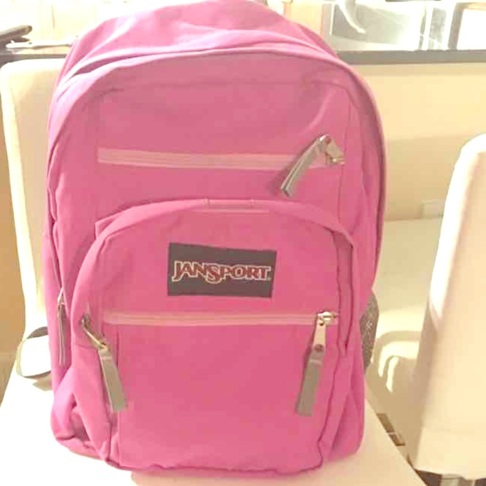 Jan sport pink backpack