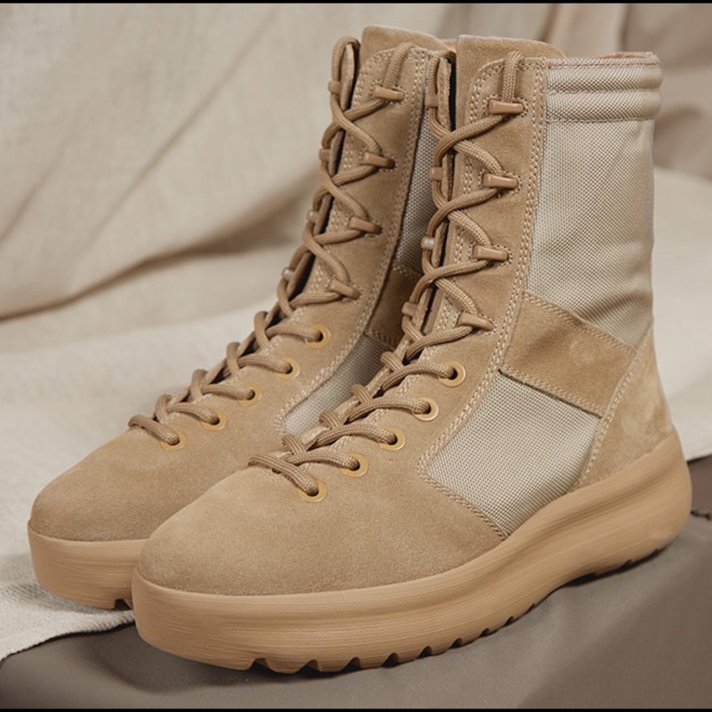 Yeezy
Men's Leather & Textile Military Boot - Picture 1 of 4