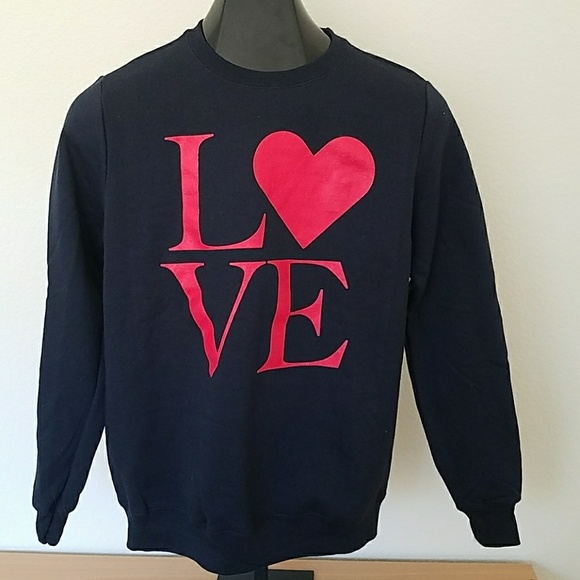 Love Pullover Sweatshirt NWOT - Picture 3 of 4