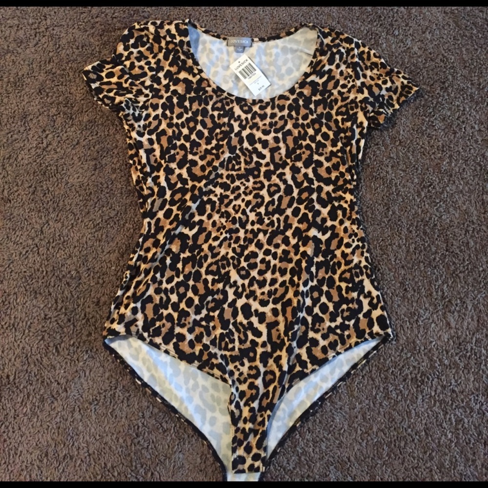 Cheetah print bodysuit