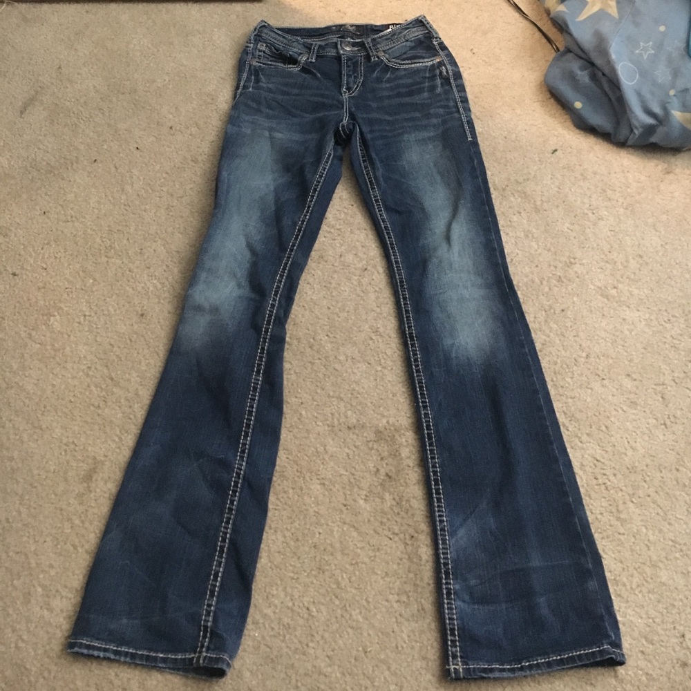 Silver jeans