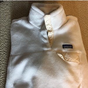 White Patagonia pullover