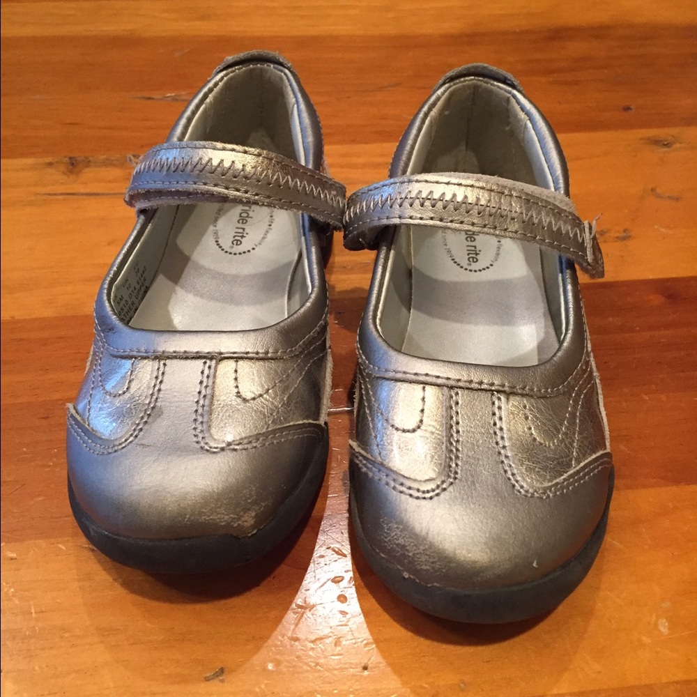 Girls silver shoes