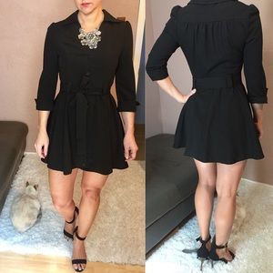 Forever 21 flared button down dress