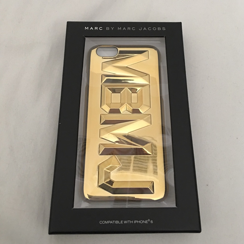 Gold "MBMJ" iPhone case