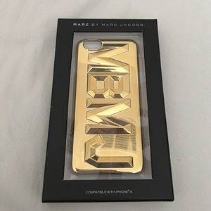 Gold "MBMJ" iPhone case