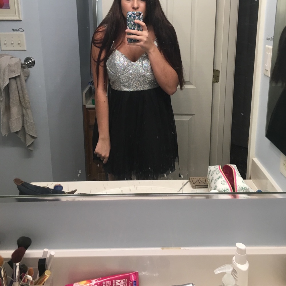 Black formal dress