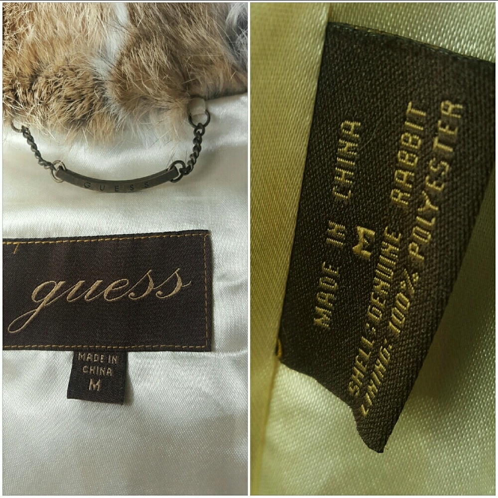 Guess Rabbit fur jacket - Picture 3 of 6