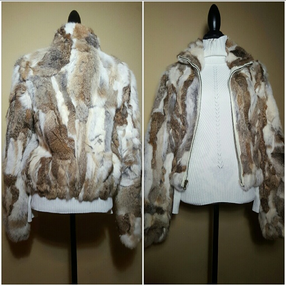 Guess Rabbit fur jacket - Picture 5 of 6