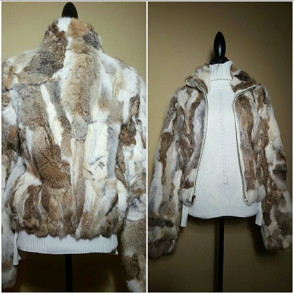 Guess Rabbit fur jacket - Picture 6 of 6