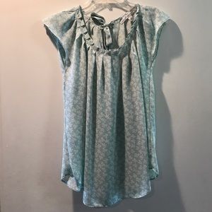 Bow tie Graphic Blouse A1