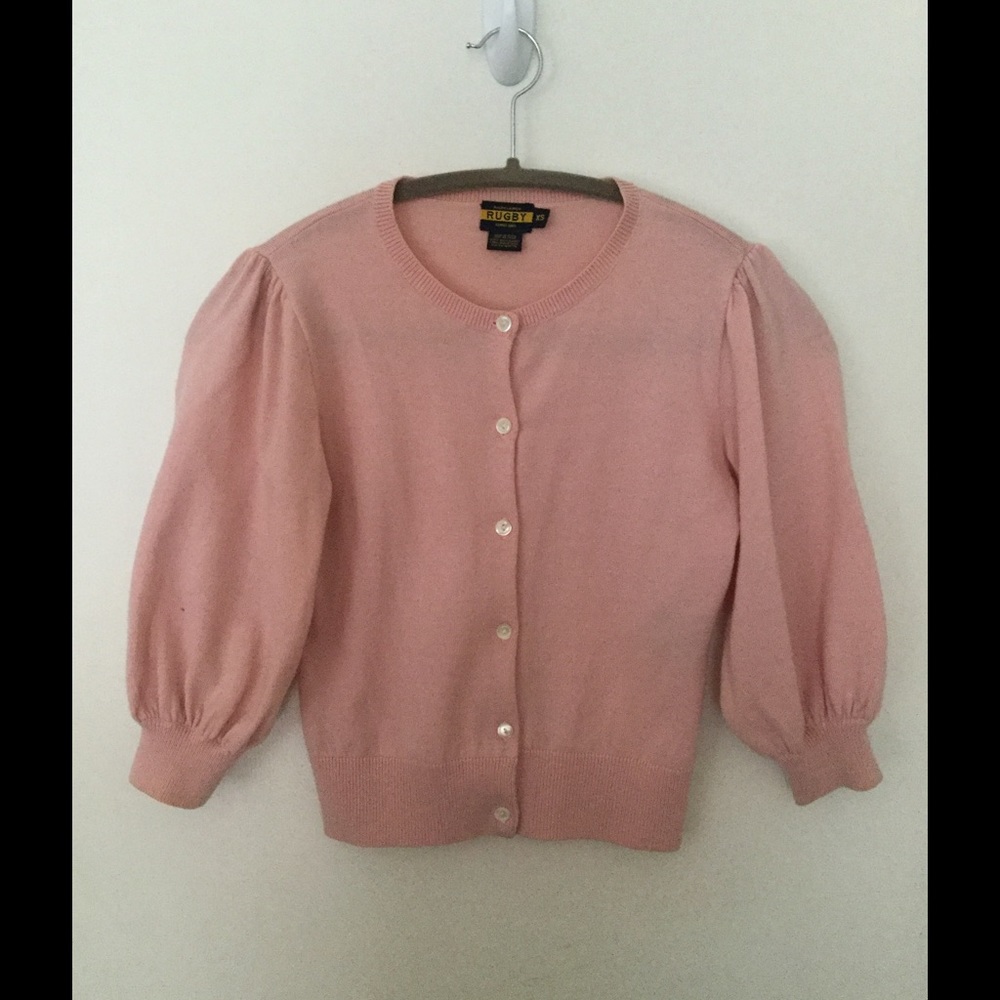 Ralph Lauren Rugby Pink Cardigan
