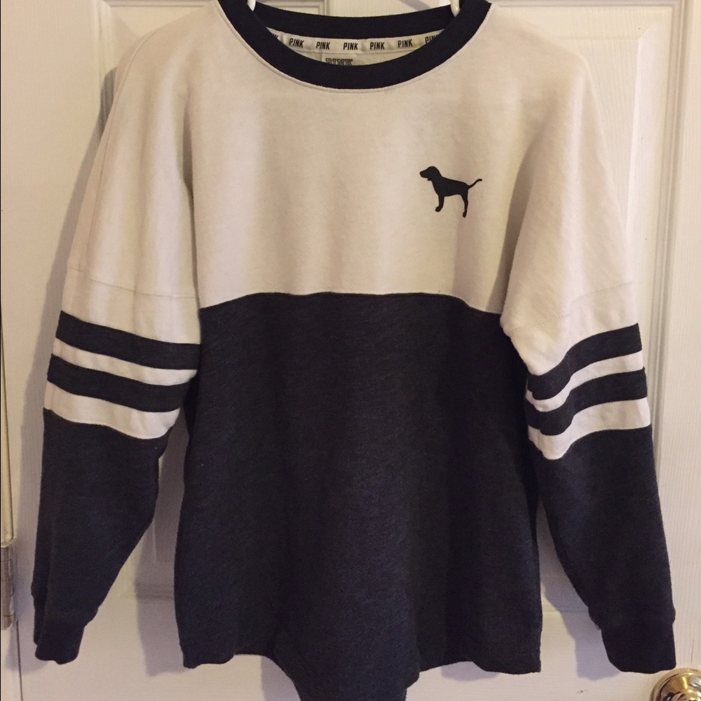 PINK Victoria's Secret Varsity Crew Sweatshirt