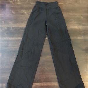 Lulu lemon high waisted wide leg pants